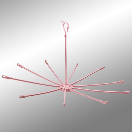 Classic-Umbrella-Hanger-10-sticks-Open-Pink