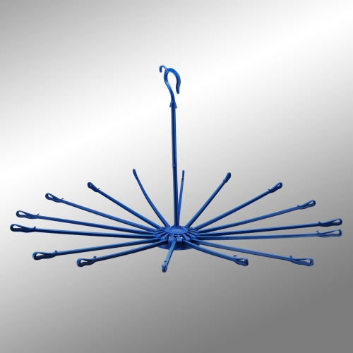 Classic-Umbrella-Hanger-16-sticks-Open-Blue