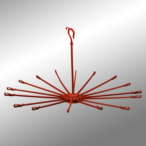 Classic-Umbrella-Hanger-16-sticks-Open-Red