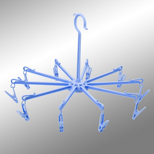 Mini-Umbrella-Hanger-(10-sticks)-Open-Blue