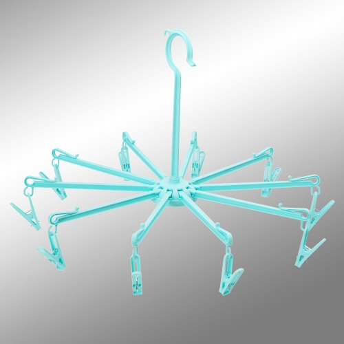 Mini-Umbrella-Hanger-(10-sticks)-Open-Turquoise
