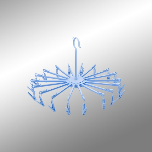 Mini-Umbrella-Hanger-(18-sticks)-Open-Blue