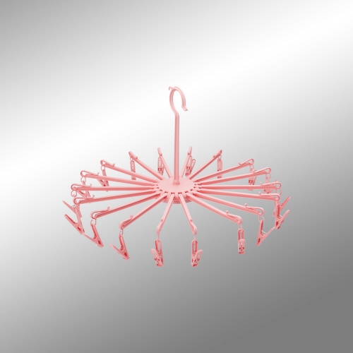 Mini-Umbrella-Hanger-(18-sticks)-Open-Pink