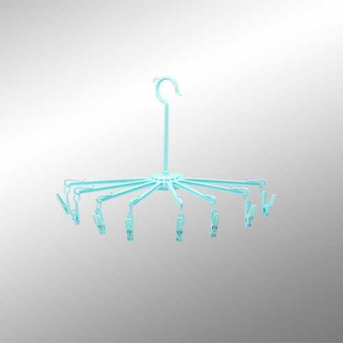 Wall-Type-Umbrella-Hanger-(8-sticks)-Open-Torquoise